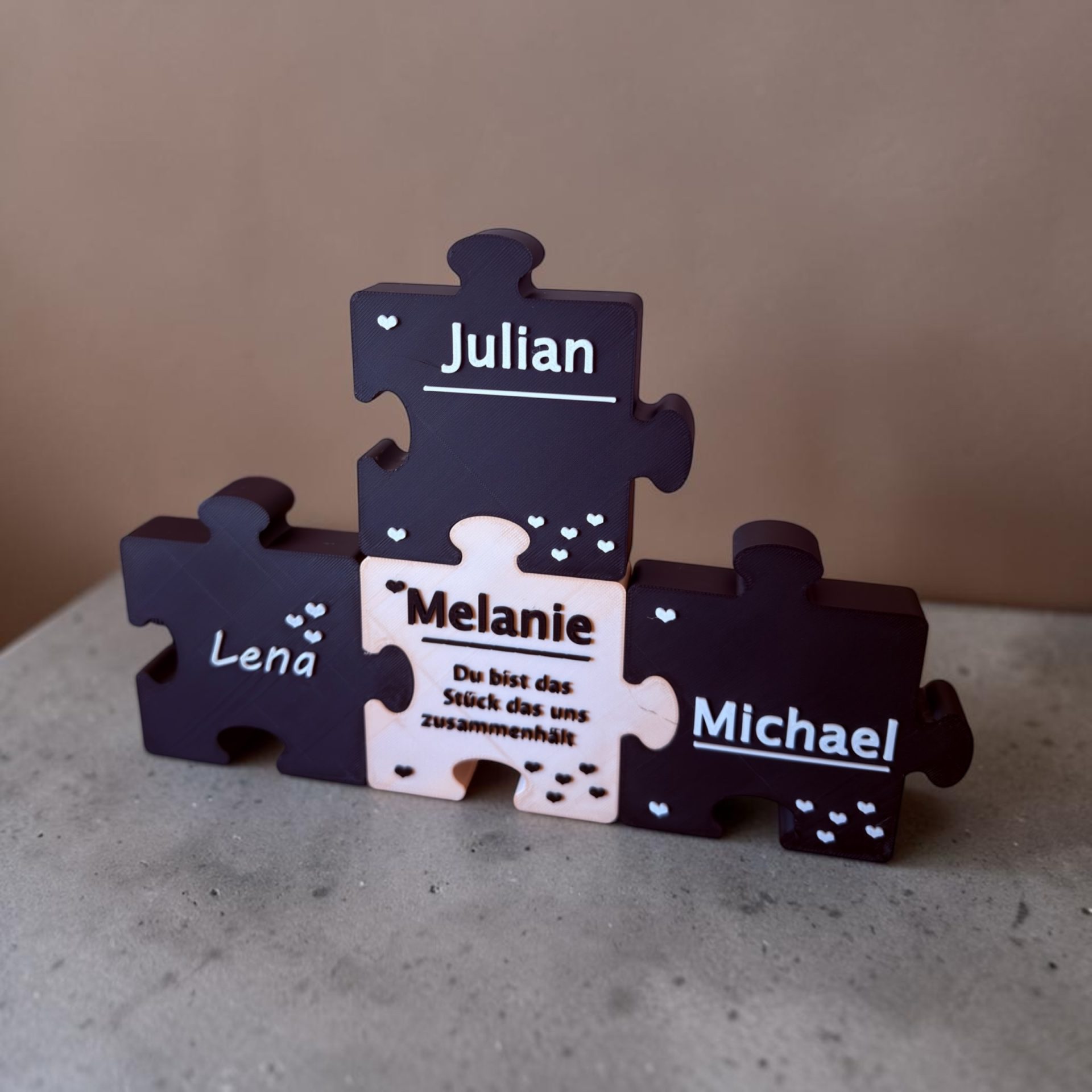 Puzzle – personalisierbar – 3D-Druck-Deko von 3Dstüberl.de