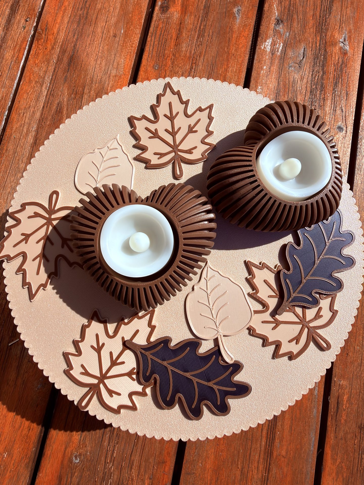 Dekoblätter „Herbst“ – 3D-Druck-Deko von 3Dstüberl.de