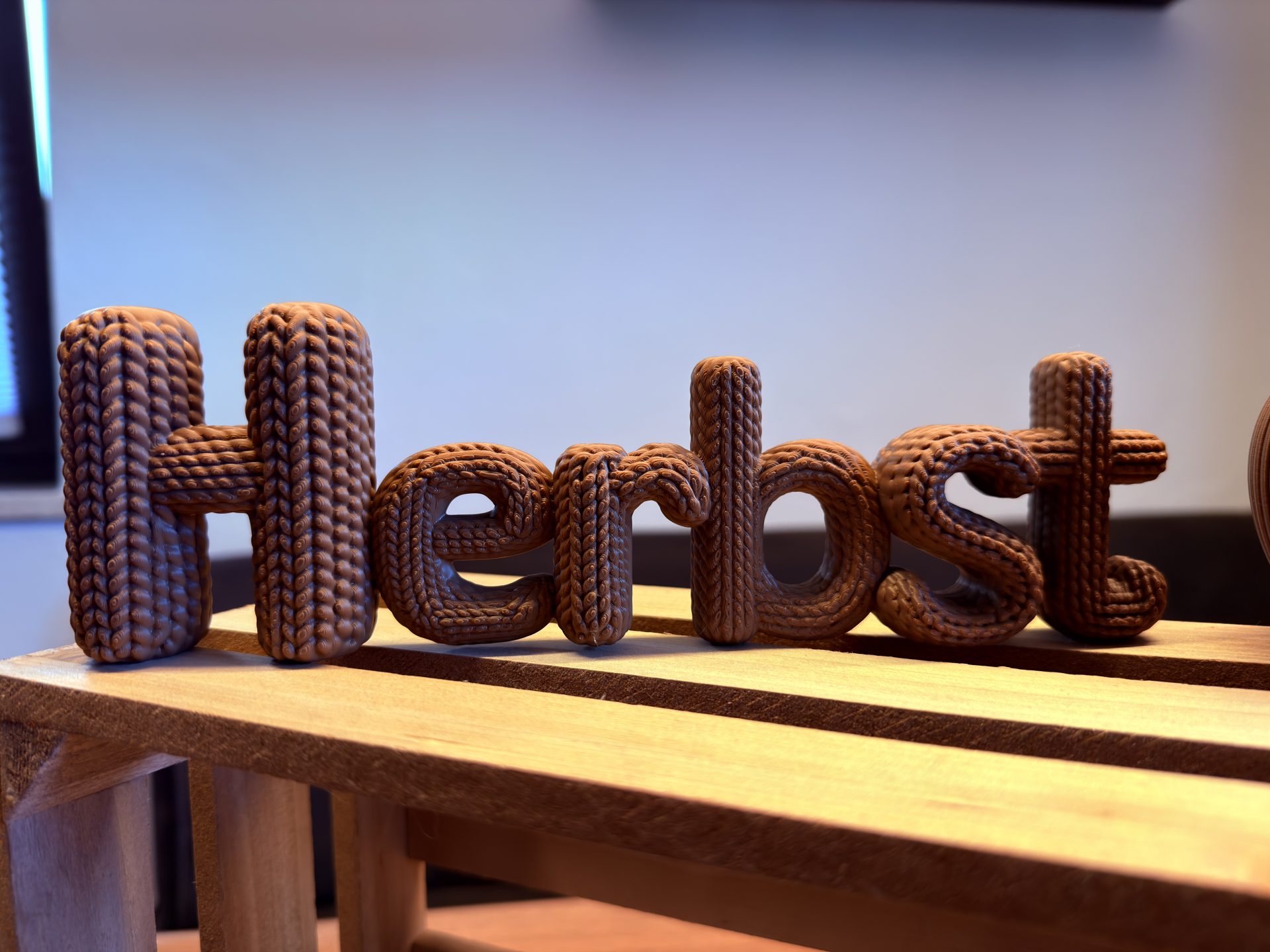 Herbstschriftzug – 3D-Druck-Deko von 3Dstüberl.de