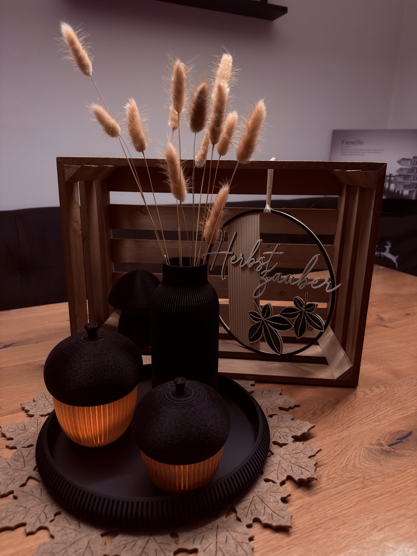 Rundes Dekotablett – 3D-Druck-Deko von 3Dstüberl.de