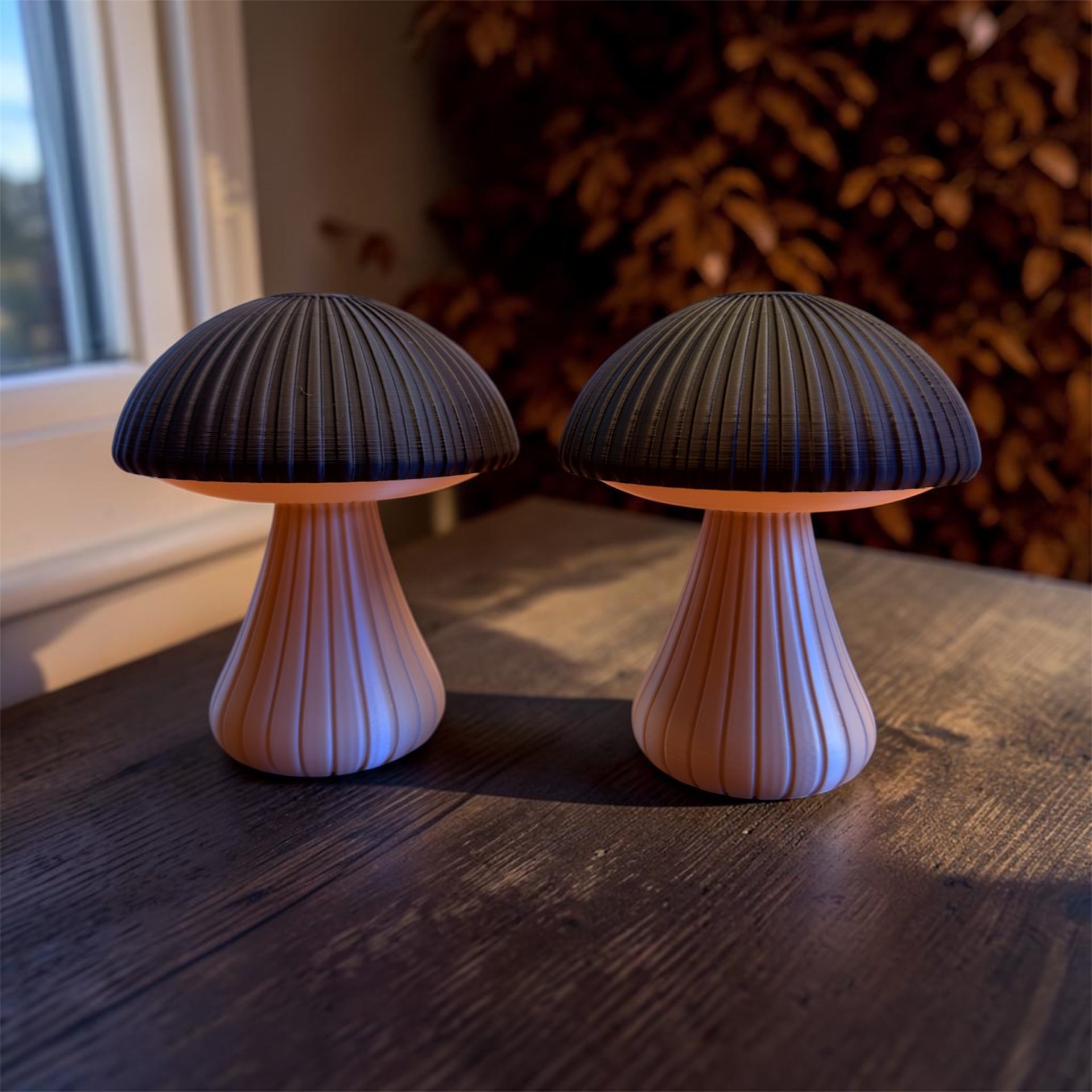 Waldpilz „modern“ – 3D-Druck-Deko von 3Dstüberl.de