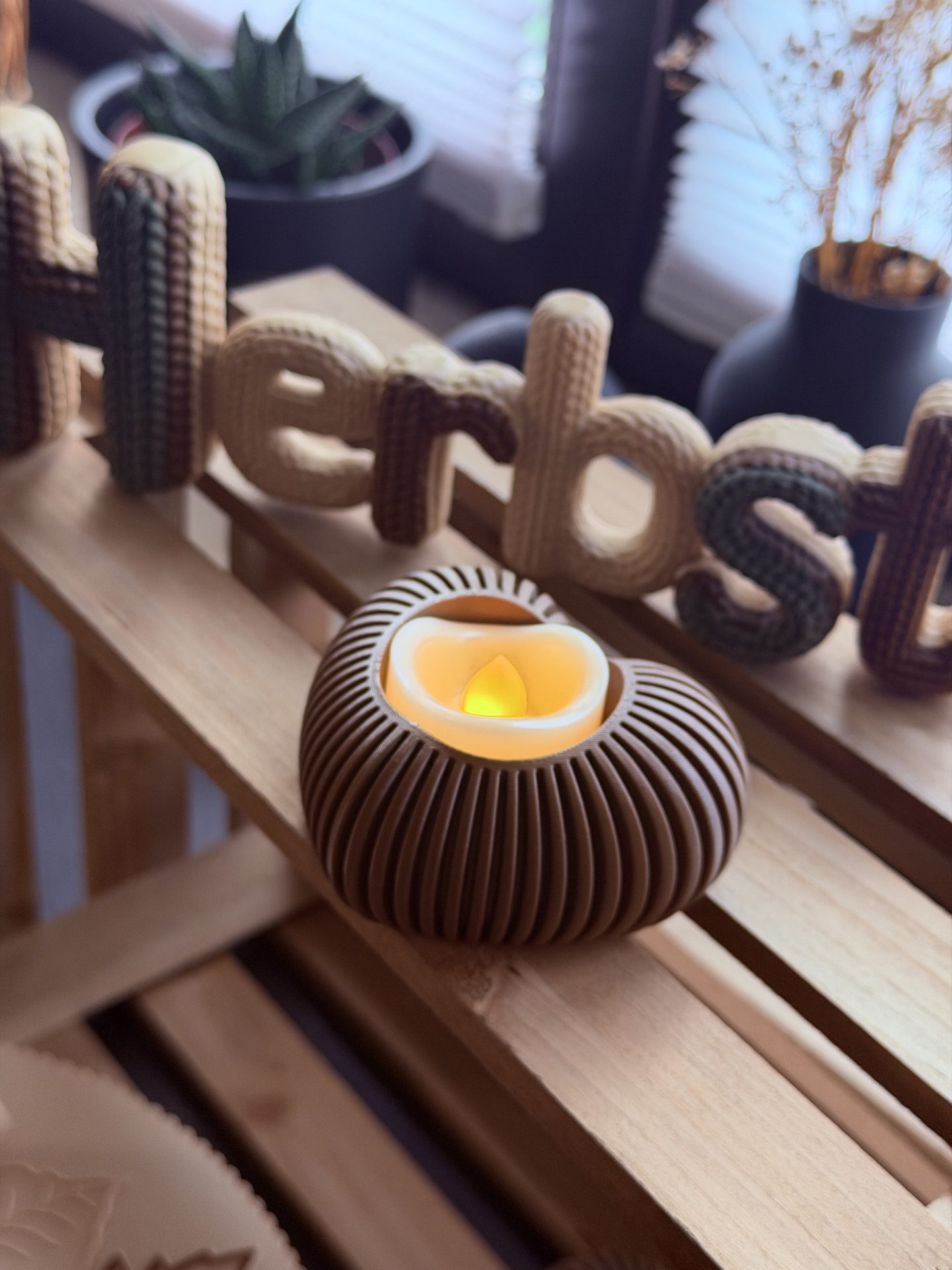 Teelichthalter „Herz“ – 3D-Druck-Deko von 3Dstüberl.de